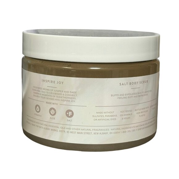 Bath & Body Works Aromatherapy Salt Body Scrub - INSPIRE JOY - Juniper & Sage - Picture 5 of 5